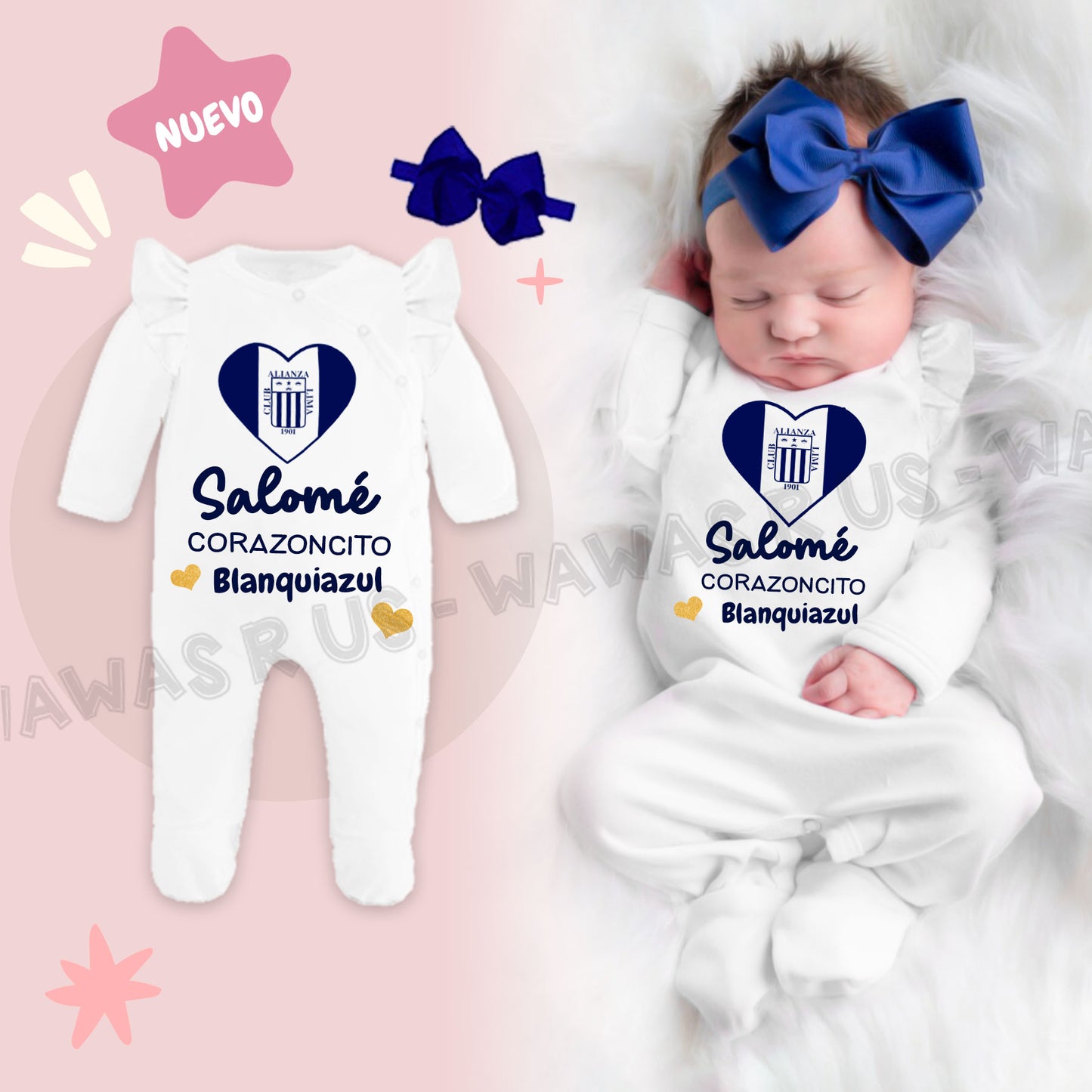 Ajuar Enterizo Futbolero Niña