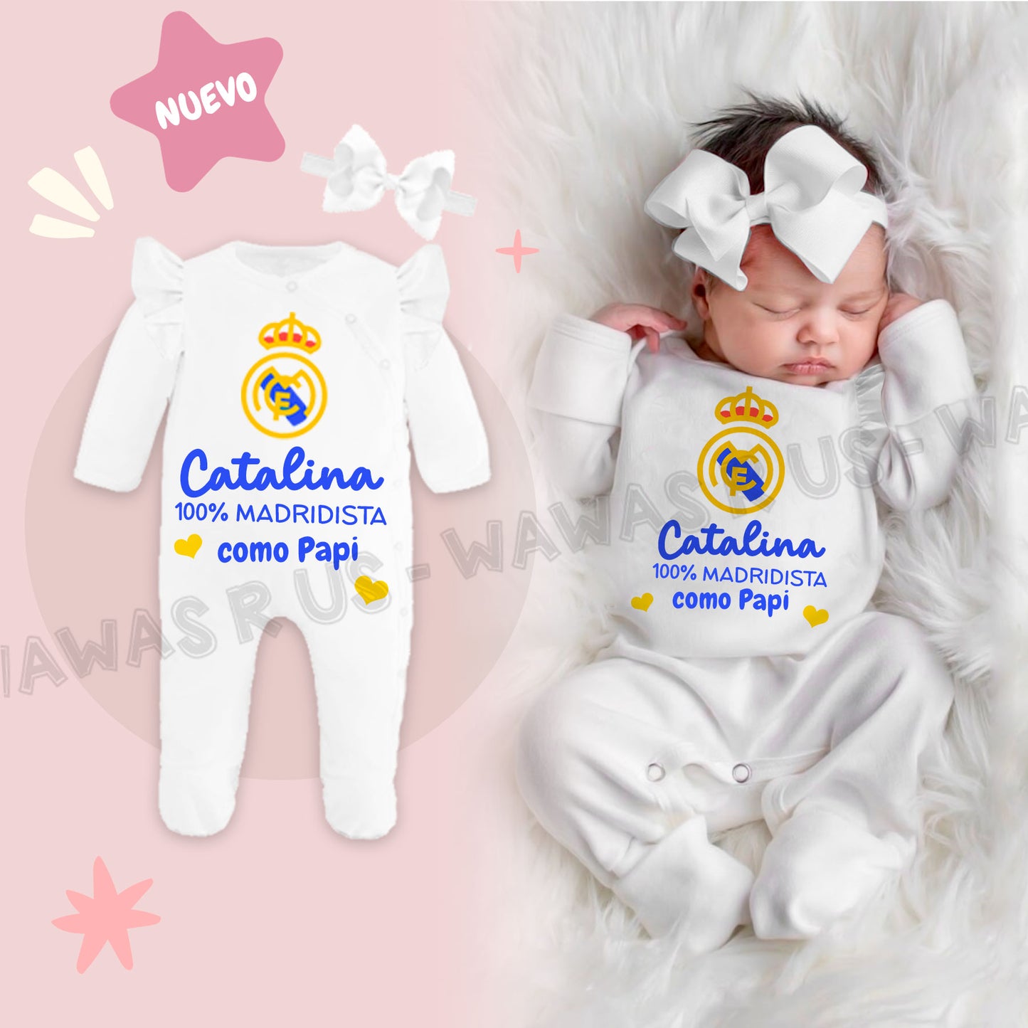 Ajuar Enterizo Futbolero Niña