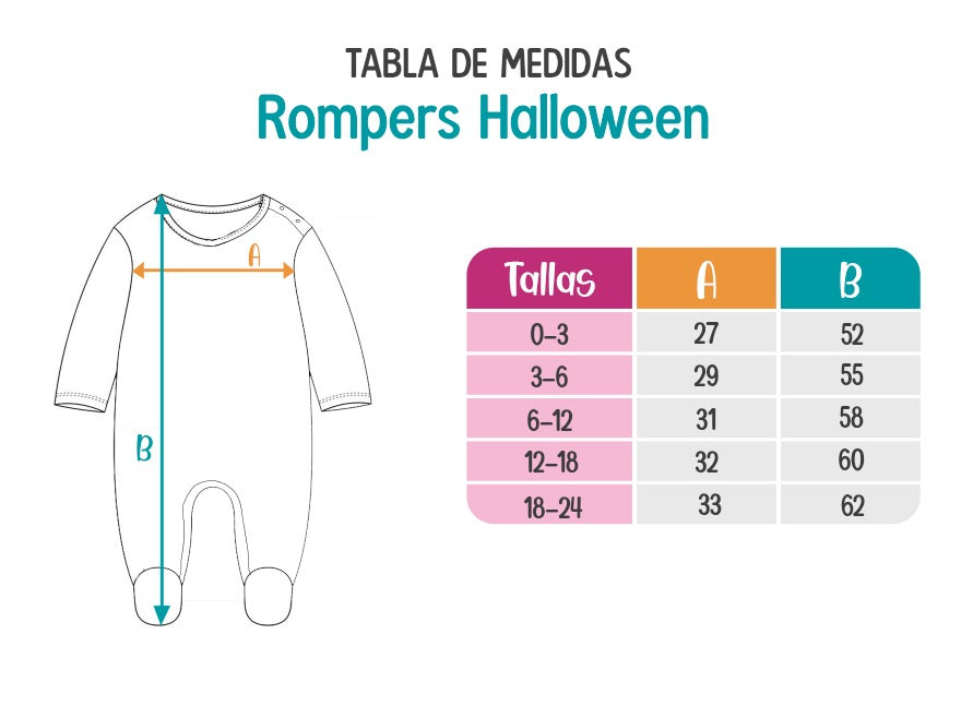 Romper Halloween Baby - Niño