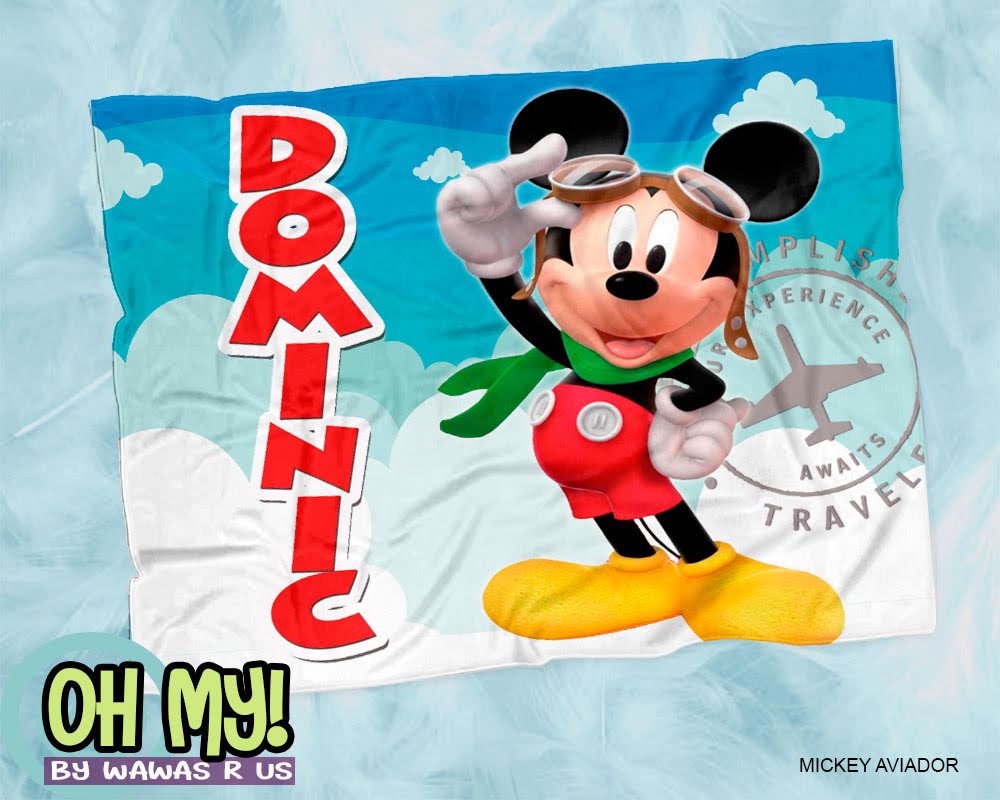 Manta Personalizada KID - Mickey & Minnie