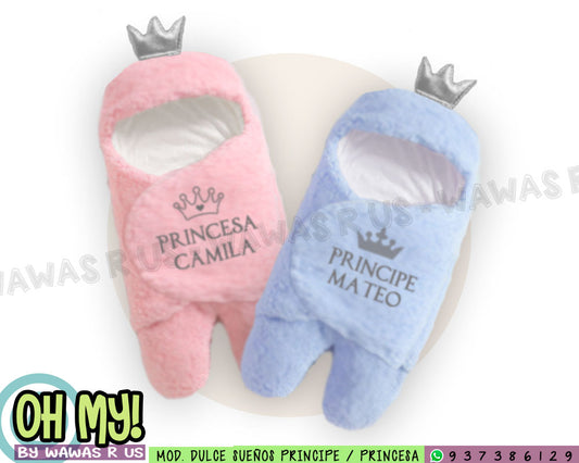 Bolsa de Dormir Dulces Sueños Mod.PRINCIPE y PRINCESA